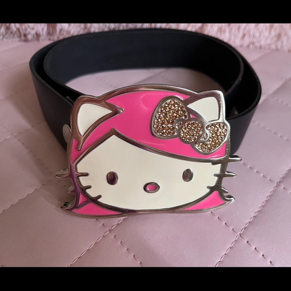 TARINA TARANTINO Vintage Hello Kitty Pink Head Belt NWT 💖